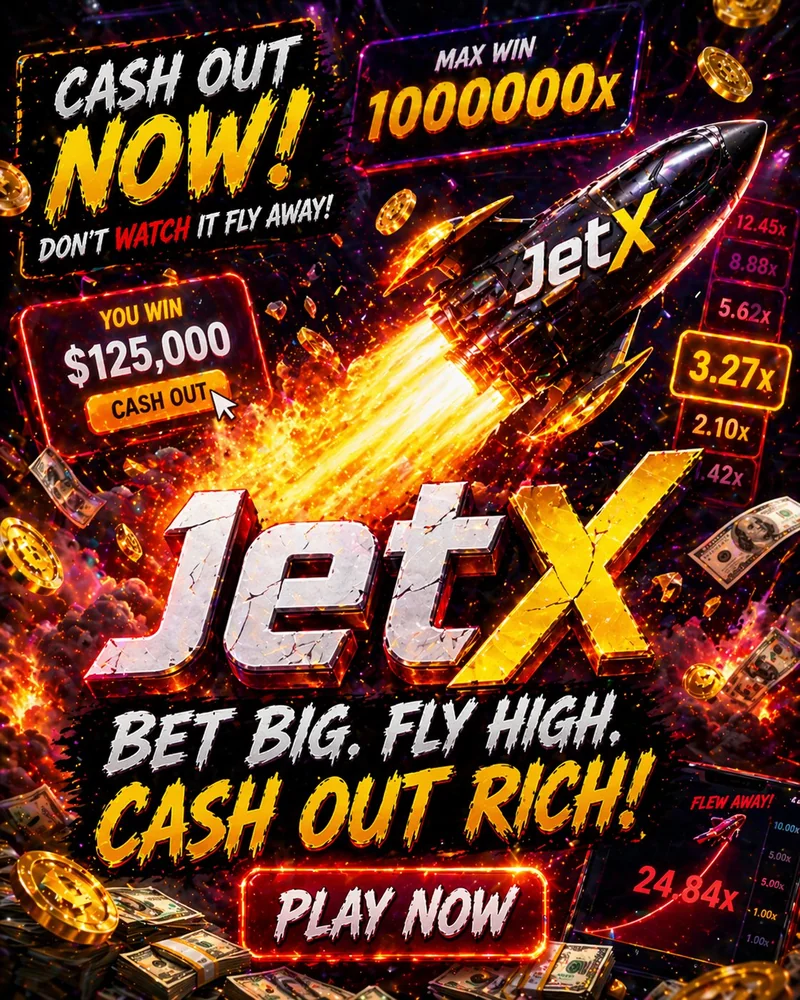 JetX slot poster